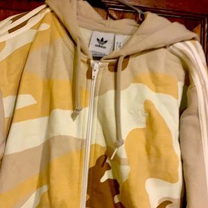 Adidas hoodie beige/tan